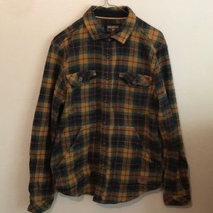 Burton flannel jacket button up - frontal pockets